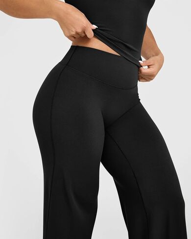 OQQ Yoga Pants Women High Waist Stretch Casual Soft Straight Leg Bottoms in Saudi Arabia