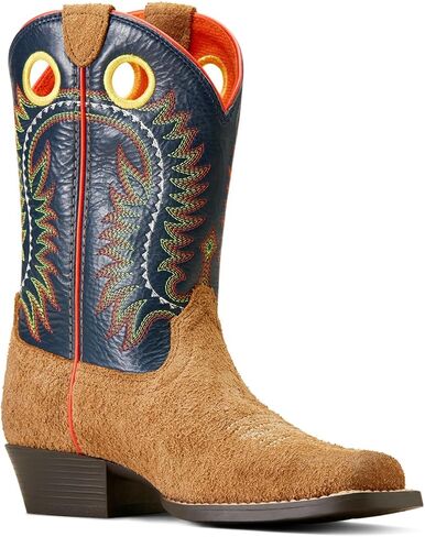 ariat Kids Derby Monroe Terracotta Roughout و Royal Gold Metallic Boot Tan in Kuwait