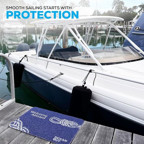 Ocean Buy 2 "x4ft قارب مقطورة رافدة التعادل لأسفل - أشرطة ربط مقطورة القارب سعة تصنيف 1200 رطل، سعة تحميل 400 رطل - حزام عالي الجودة، مقاوم للعفن، زلاجات نفاثة، طوافات وزوارق الكاياك in Saudi Arabia