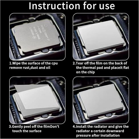 21W GPU CPU PAD PAD CHADIATIAR 100X100MM (1.0 مم) in Saudi Arabia
