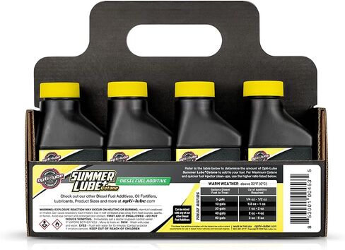 Opti-Lube Summer+ Cetane Formula Diesel Fuel Additive: 4oz Bottles (8 Pack) in Saudi Arabia