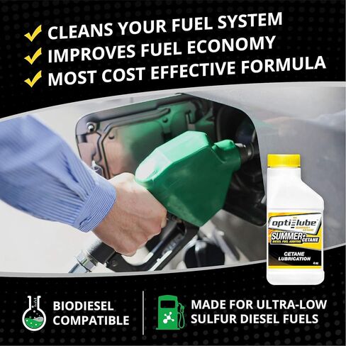 Opti-Lube Summer+ Cetane Formula Diesel Fuel Additive: 4oz Bottles (8 Pack) in Saudi Arabia