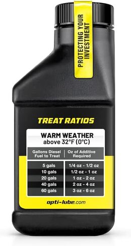 Opti-Lube Summer+ Cetane Formula Diesel Fuel Additive: 4oz Bottles (8 Pack) in Saudi Arabia