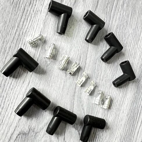 8 Pack 90 Degree Spark Plug Boot HEI Distributor and Coil Boot Terminal Kit in Saudi Arabia