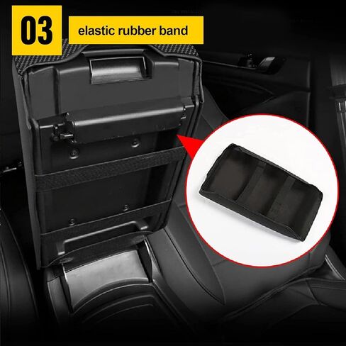 AOMSAZTO Armrest Cover for Civic Honda 2012-2015 Black Center Console Pad for Civic in Saudi Arabia
