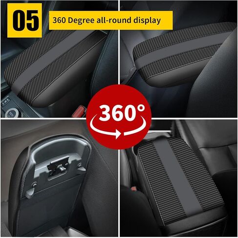 AOMSAZTO Armrest Cover for Civic Honda 2012-2015 Black Center Console Pad for Civic in Saudi Arabia