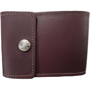 Unisex Leather End Stub Checkbook Cover USA Made in Saudi Arabia