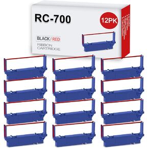 24-Packs SP700 Printer Ribbon Black and Red Replacement for Star RC700 SP700 SP712 SP712R SP717 SP742R SP747 SP740(24-Pack,Black and Red) in Kuwait
