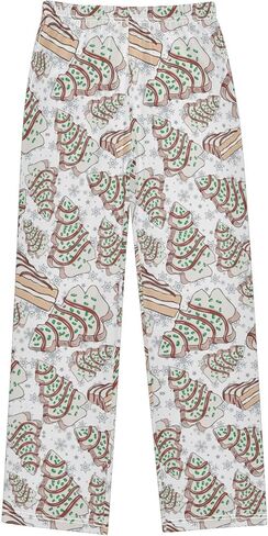 سراويل تتبع الكعك شجرة عيد الميلاد سراويل بيجاما السراويل غير الرسمية عيد الميلاد سروال رياضي لمدة 11-12 سنة in Kuwait