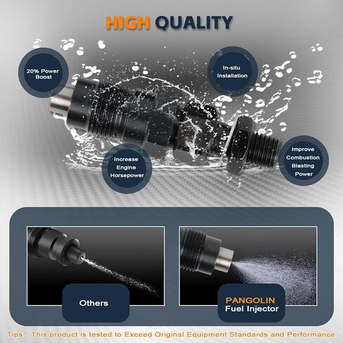 PANGOLIN 131406360 Fuel Injector 4PCS for New Holland C175 L160 L170 L175 L565 LS160 LS170 LX665 Aftermarket Parts in Saudi Arabia