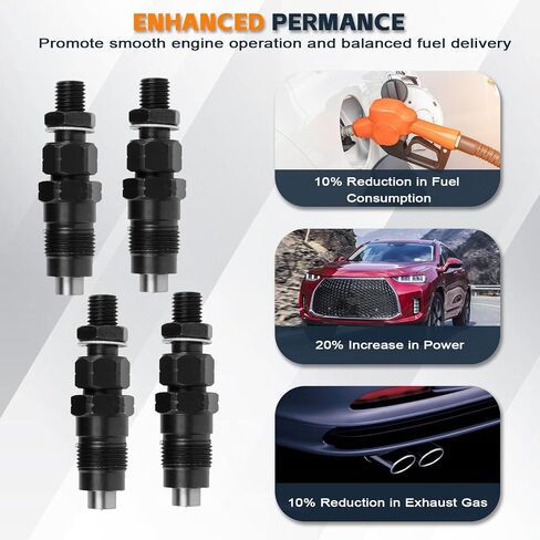 PANGOLIN 131406360 Fuel Injector 4PCS for New Holland C175 L160 L170 L175 L565 LS160 LS170 LX665 Aftermarket Parts in Saudi Arabia