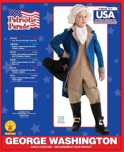 Rubie's Deluxe George Washington Costume in Saudi Arabia
