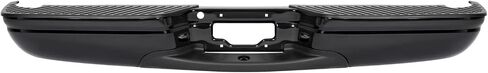 Rear Step Bumper Fit for 1997-2003 Ford F-150 Fleetside/Styleside for 1997-1999 F-250 Lightduty for 2004 F-150 Heritage,Black Back Bumper Replace FO1103102 in Saudi Arabia