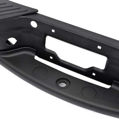 Rear Step Bumper Fit for 1997-2003 Ford F-150 Fleetside/Styleside for 1997-1999 F-250 Lightduty for 2004 F-150 Heritage,Black Back Bumper Replace FO1103102 in Saudi Arabia
