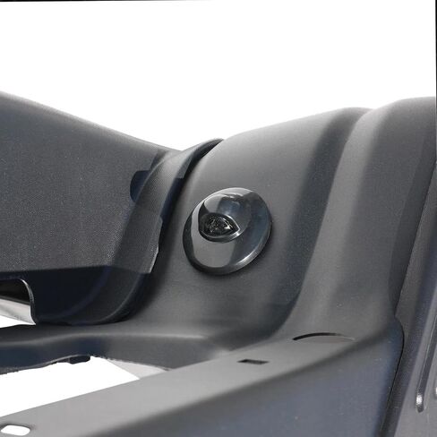 Rear Step Bumper Fit for 1997-2003 Ford F-150 Fleetside/Styleside for 1997-1999 F-250 Lightduty for 2004 F-150 Heritage,Black Back Bumper Replace FO1103102 in Saudi Arabia