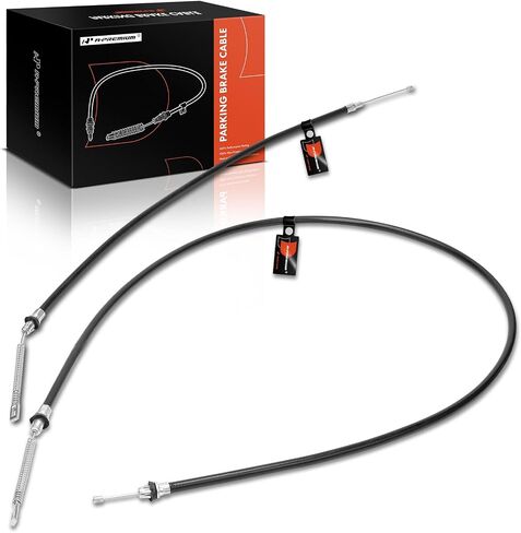 A-Premium Rear Driver and Passenger Side Parking Brake Cable Assembly Compatible with Ford Models: Explorer 2005, Explorer Sport 2002-2003, Explorer Sport Trac 2003, 2-PC Set - Replace# 3L2Z2A635AA in Saudi Arabia