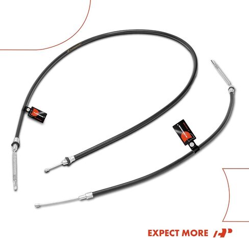 A-Premium Rear Driver and Passenger Side Parking Brake Cable Assembly Compatible with Ford Models: Explorer 2005, Explorer Sport 2002-2003, Explorer Sport Trac 2003, 2-PC Set - Replace# 3L2Z2A635AA in Saudi Arabia