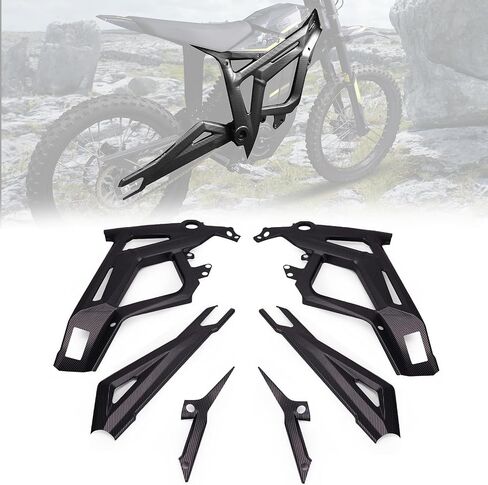 Body Frame Protective Cover for Talaria Sting MX3 MX4 MX4 EVO/EXPE Protective Case,Body Frame Protector Guard Sticker, E-Bike Accessoires for Talaria (Carbon Pattern) in Saudi Arabia