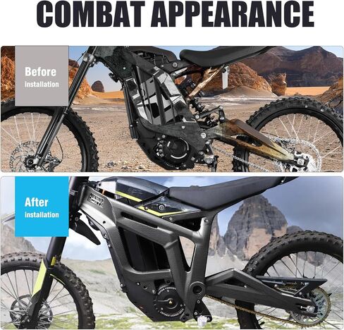 Body Frame Protective Cover for Talaria Sting MX3 MX4 MX4 EVO/EXPE Protective Case,Body Frame Protector Guard Sticker, E-Bike Accessoires for Talaria (Carbon Pattern) in Saudi Arabia