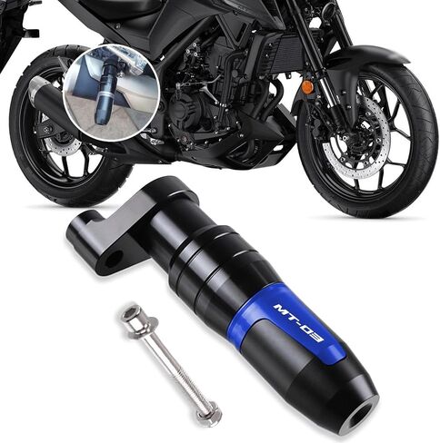 For MT-03 MT03 2025 Muffler Protector Exhaust Sliders Frame Protectors Crash Pads Anti-Fall Protection Pads 2018-2025 Motorcycle Accessories (Blue) in Saudi Arabia