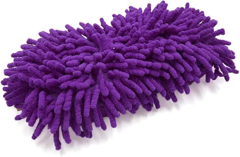 uxcell Fuchsia Microfiber Chenille Car Wash Sponge Care Washing Brush Pad Cleaning Tool in Saudi Arabia