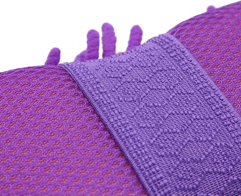 uxcell Fuchsia Microfiber Chenille Car Wash Sponge Care Washing Brush Pad Cleaning Tool in Saudi Arabia