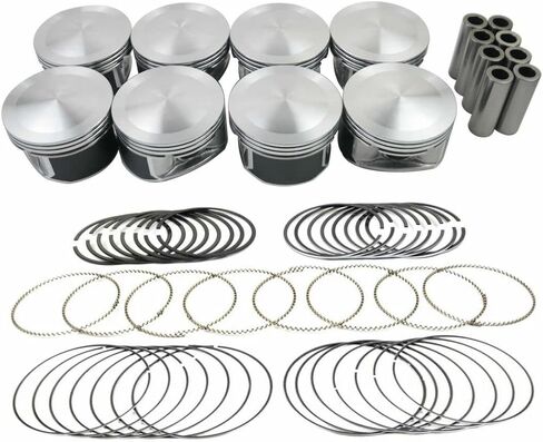 Pistons Kit Set w/rings Compatible with CHRYSLER ASPEN 5.7L Dodge Ram 1500 2500 3500 Jeep 5.7L HEMI 345CID V8 OHV 5.7 Hemi Engine Pistons STD in Saudi Arabia