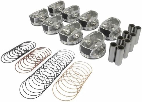 Pistons Kit Set w/rings Compatible with CHRYSLER ASPEN 5.7L Dodge Ram 1500 2500 3500 Jeep 5.7L HEMI 345CID V8 OHV 5.7 Hemi Engine Pistons STD in Saudi Arabia