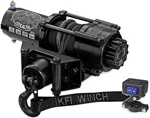 KFI Combo Kit - A2000 Winch & 100505 Winch Mount Compatible/Presential for 2000-2006 Honda Rancher 350 TRX350FE 4X4 ES in Kuwait