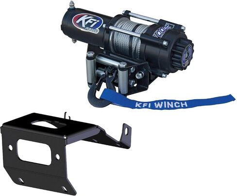 KFI Combo Kit - A2000 Winch & 100505 Winch Mount Compatible/Replacement for 2000-2006 Honda Rancher 350 TRX350FE 4x4 ES in Saudi Arabia