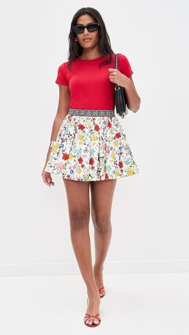 Alice + Olivia Women's Haven Full Flare Mini Skirt in Saudi Arabia
