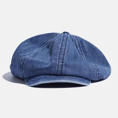 Denim Hat for Women Classic Newsboy Cap for Traveling Shopping Outing Trip in Saudi Arabia