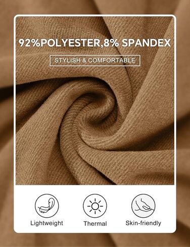 VSSJAVUN MENS MOCK PROTTLENCECK SWEED Long Slive Basic Slim Fit Pullover Subtins Lightweight Undershirts in Kuwait