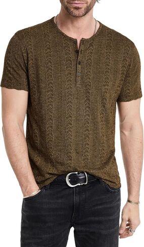 John Varvatos Men's Madoc Henley in Saudi Arabia