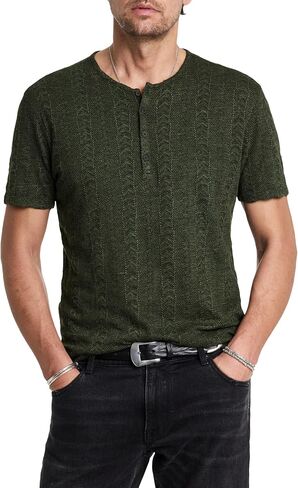 John Varvatos Men's Madoc Henley in Saudi Arabia