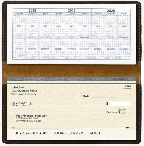 Purrfect Love Laser Engraved Leatherette Checkbook Cover Rustic/Gold in Saudi Arabia
