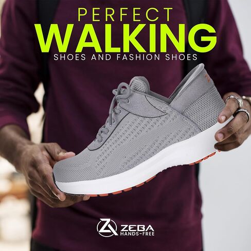 Zeba Hands Free Slip على أحذية رياضية خفيفة الوزن للرجال - تصعيد راحتك وأسلوبك بأحذية المشي المثالية وأحذية رياضية للأزياء in Kuwait