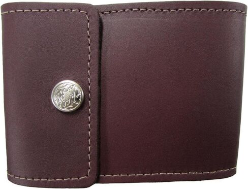 Unisex Leather End Stub Checkbook Cover USA Made in Saudi Arabia