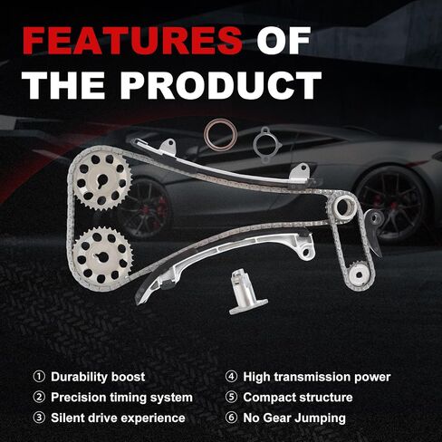 Timing Chain Kit Oil Pump Water Pump 2.4L Fit for 4Runner 1985-1995 for Pickup 1985-1995 for Celica 1985 for Car Engine Time Repair Parts in Saudi Arabia