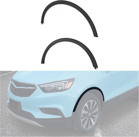 HECASA Wheel Arch Trim Compatible with 2013-2022 Buick Encore Replacement for GM1291247 95275469 Wheel Fender Housing Molding ABS Plastic - Front Passenger Side in Saudi Arabia