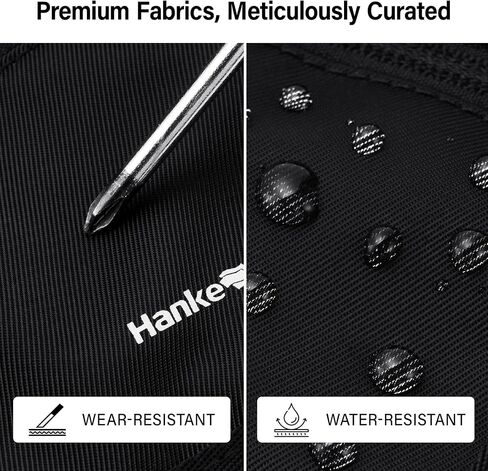 Hanke Passport Holder للسفر ، حقيبة سفر محفظة للرقبة للنساء والرجال ، سهلة الإخفاء (أسود) خفيفة الوزن (أسود) in Saudi Arabia
