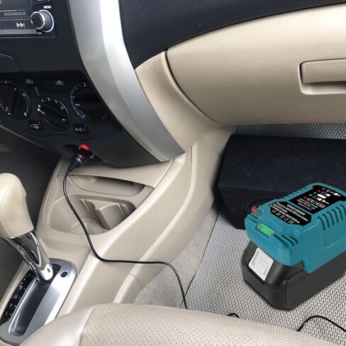 Mini Car Battery Charger for Dewalt 20V 18V Li-ion Battery, Replace for DCB112, 2A Mini Vehicle Charger for MAX XR DCB201 DCB202 DCB203 Battery (Charger Only) in Saudi Arabia