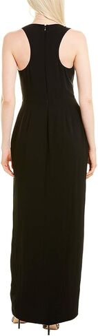 Dress the Population Women's Size Ariel Sleeveless Plunging Long Gown Wrap Dress Plus in Saudi Arabia