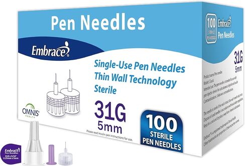Embrace Insulin Pen Needles (32G 4mm) in Saudi Arabia