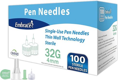 Embrace Insulin Pen Needles (32G 4mm) in Saudi Arabia