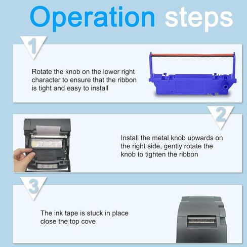 24-Packs SP700 Printer Ribbon Black and Red Replacement for Star RC700 SP700 SP712 SP712R SP717 SP742R SP747 SP740(24-Pack,Black and Red) in Kuwait