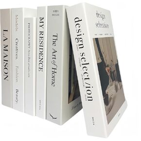 7 Pack Faux Books for Decoration: Ediactcyl Fake Book Stacks Display for Office Bar Coffee Table Rustic Farmhouse Bookshelf in Kuwait