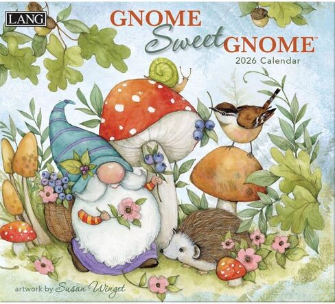 Gnome Sweet Gnome 2025 Wall Calendar in Saudi Arabia