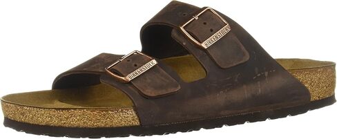 Birkenstock Arizona Leather Sandal - Men's Habana Oiled Leather, 46.0 in Saudi Arabia