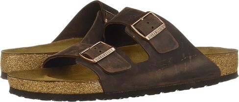 Birkenstock Arizona Leather Sandal - Men's Habana Oiled Leather, 46.0 in Saudi Arabia